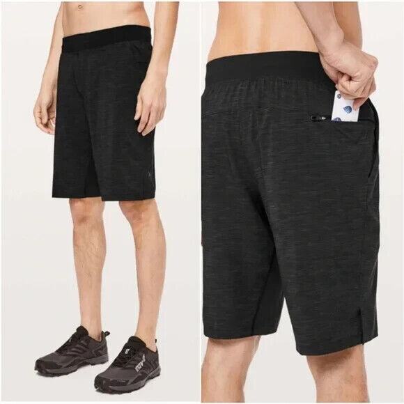 Lululemon T.H.E. Linerless Short Mens M Medium Four Way Stretch Sweat Wick Train - Picture 12 of 13